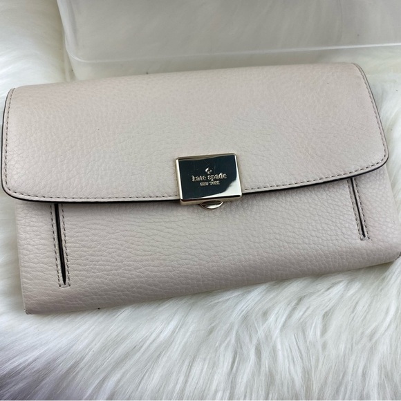 KATE SPADE LEATHER TERRACED PLACE SATCHEL BAG WITH WALLET - Picture 13 of 16